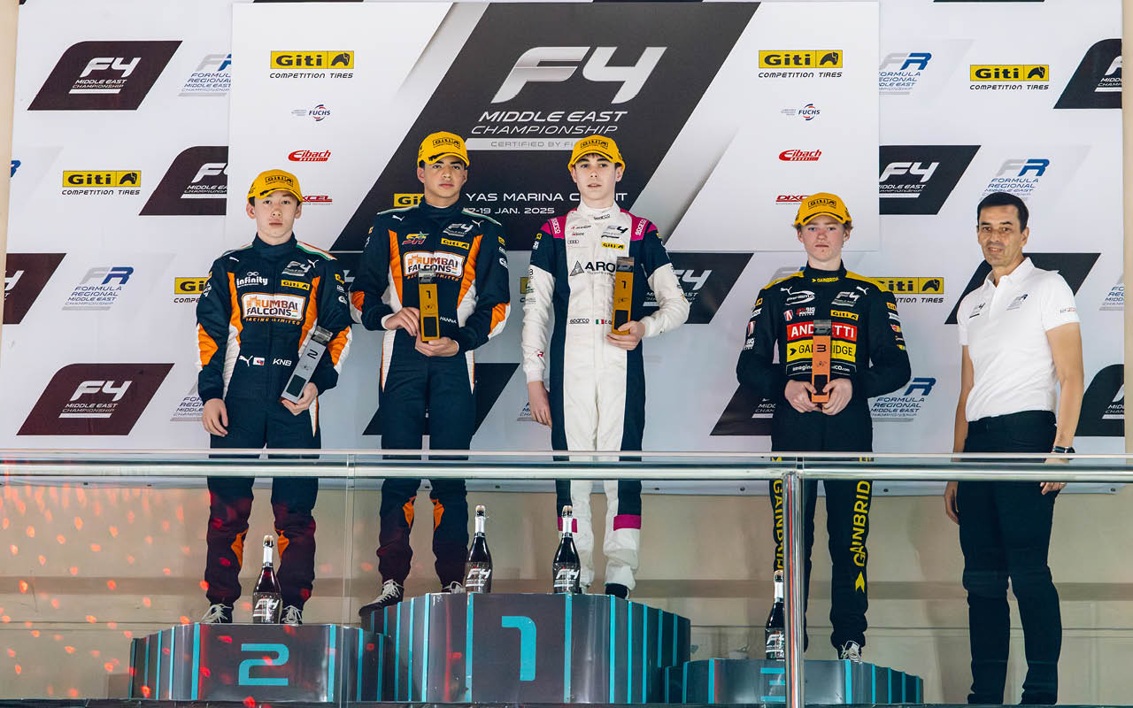 F4 Middle East: Emanuele Olivieri winner in Abu Dhabi with R-ace GP